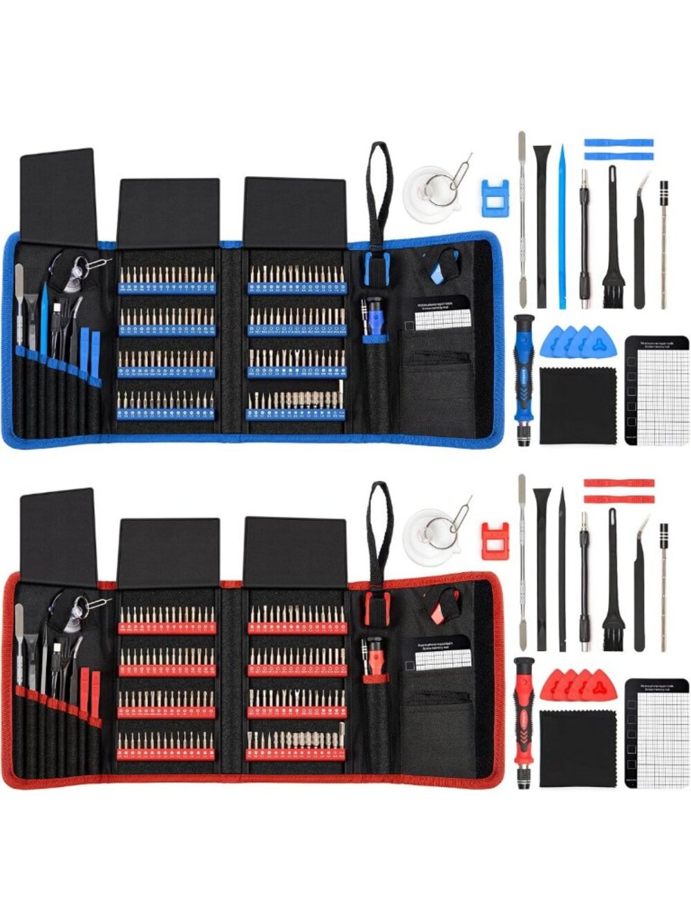 142-Piece Precision Screwdriver Set with 120 Bits - Magnetic Repair Tool Kit for